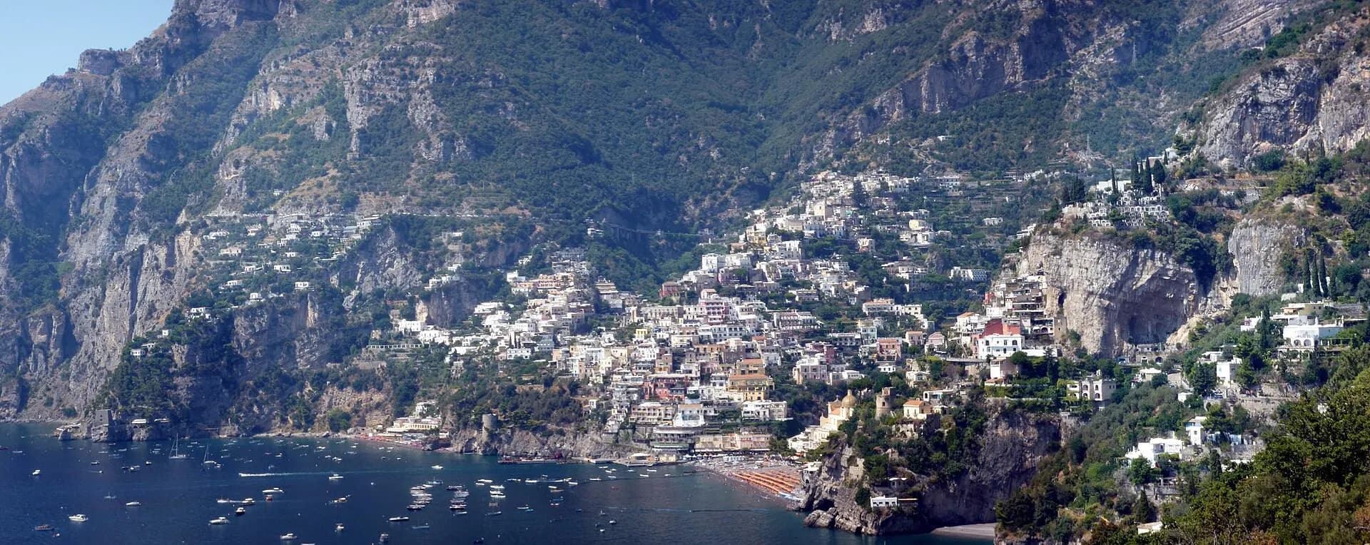 Amalfi Coast at sunset